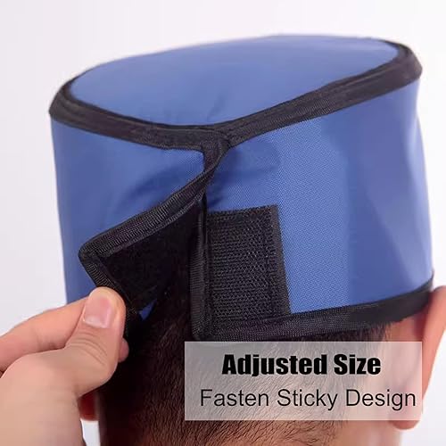 X-ray Protective Lead Cap Head Shield Hat, Radiation Safety Leaded Cap for X-Ray MRI CT Radiation Protection,Adjustable - Poueer