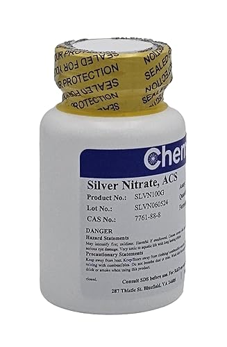 Silver Nitrate, ACS, 99+%, 100g - Poueer
