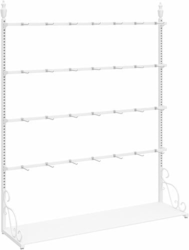 Large Lingerie Garment Rack Metal Clothing Stand for Bras, Panties, Beachwear Retail Store Storage Organizer Lingerie & Apparel Display Rack(Black,47X16X71IN) - Poueer