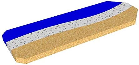 Stretcher/Gurney Replacement Mattress with Dartex 4-Way Stretch Pressure-Reducing Cover - Fits Hill-ROM Transtar Procedural or Trauma - Poueer