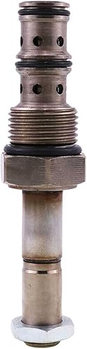 Hydraulic Solenoid Valve Cartridge AT139432 Compatible for John Deere 410D 710D 444H 554G 624H 744H 724J 690D 690ELC - Poueer