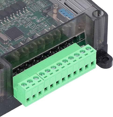Garosa PLC Control Board DC12V Programmable Logic Controller Module 12 in 8 Out Pluggable 2N20MT Industrial Control Board(Add Shell) - Poueer
