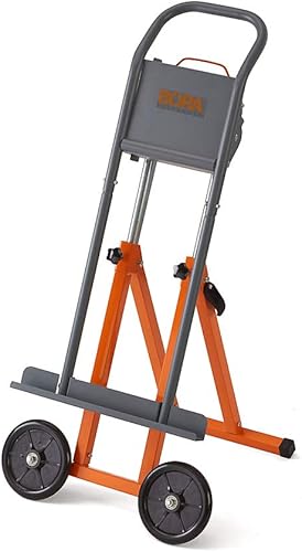 BORA Next Gen Panel Carrier, Panel Dolly and Table Saw Feed Stand That Adjusts from 28” to 38” H, PM-1850 - Poueer