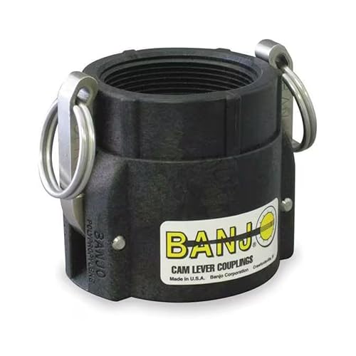 2 of 2' Banjo Poly Cam Lever Female Coupler - 2' Female NPT USA Made Farmer Bob's Parts 200D - Poueer