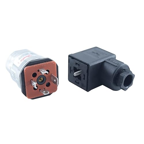 Heavy Duty Pressure Transmitter Transducer (Range: 0 to 1 bar) G ¼ Thread with 4-20mA for Industrial, Hydraulic Applications & HVAC by | Model: MBS 3000 Pack of - Poueer