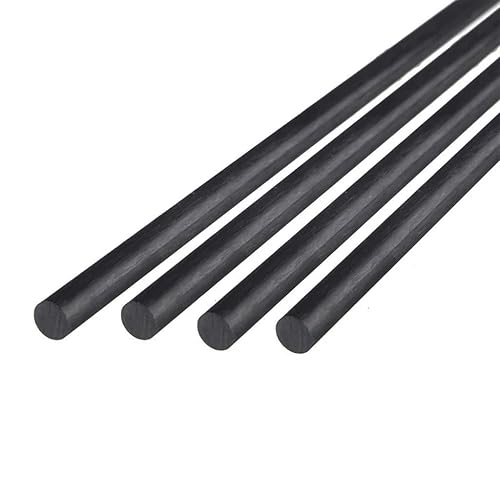 Multi-Diameter Epoxy Carbon Rods (11 Sizes) for Etching Machines & Equipment Maintenance(5mm 5pcs 500mm) - Poueer