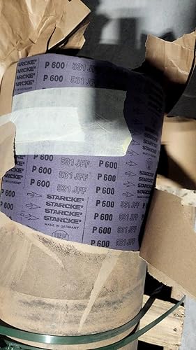 6 inch x 123 inch, 80 Grit, KK752X (General Grade), X-Weight, Aluminum Oxide (A/O), Abrasive Sanding Belts, 10-Pak - Poueer