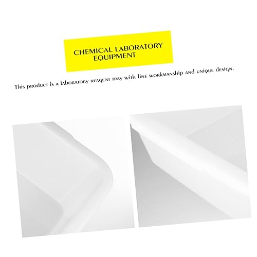 3pcs Tray Acid Alkali Resistance Compact Tray Chemical Experiment Apparatus - Poueer