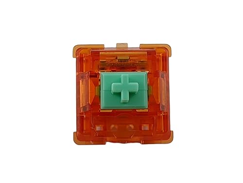 C³ EQUALZ X TKC Tangerine 62 (Light Green) Linear Switches for Mechanical Keyboards (90) - Poueer