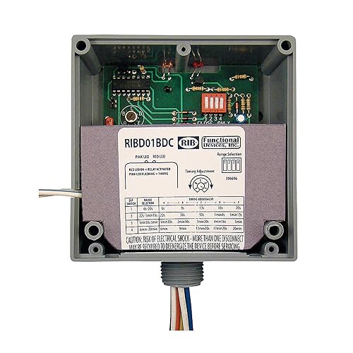 RIB RIB01BDC 120 VAC Power Input, 20 AMP SPDT, -30 to 140 F, 600 Volt Wire Rating, Class 2 Dry Contact Input, Dry Contact Relay, NEMA 1 HOUSING - Poueer