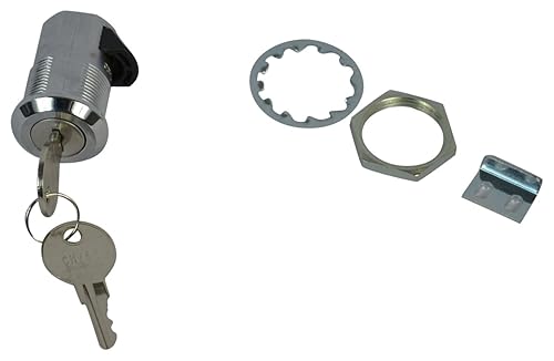 Southco 93-10-101-10 - Keylocking Flush/Knob Latches (Pack of 2) - Poueer