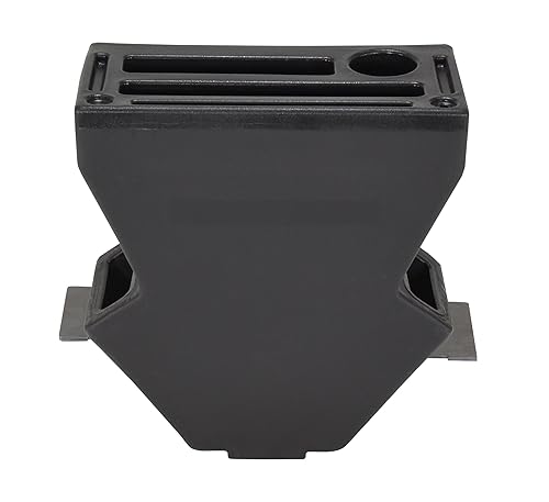 Vestil P-CADDY-BK-CWN Recycled Plastic Crown Pallet Truck Caddy 7-3/4 In. x 16-1/4 In. x 18-5/8 In. Black - Poueer