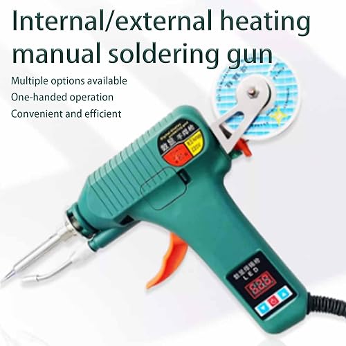 Multi-Function Soldering Iron Soldering Gun Set,Soldering Gun Multi Function Soldering Iron Gun,Two Specifications,Multi Function Soldering Iron,one-Handed Operation,60W/110V.(Internal Heating - Poueer
