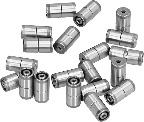 Guide Pin Sleeve, Metal Guide Bushing 7mm ID 10mm OD 0.005 Concentricity Precise 20 Sets for Silicone Molds Positioning - Poueer