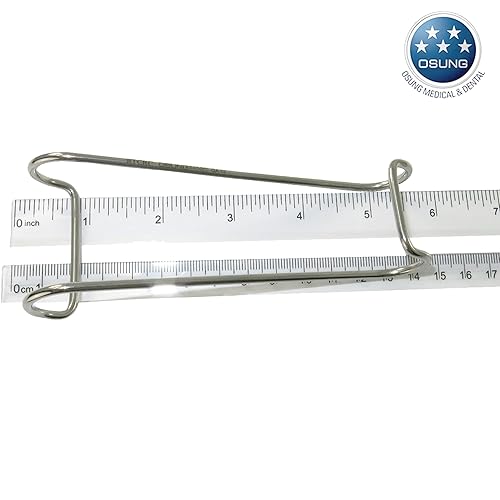 OSUNG Dental Columbia Cheek Retractor Autoclavable Mouth Opener Stainless Steel Instrument Teeth Whitening RTCRC 2 pc set - Poueer