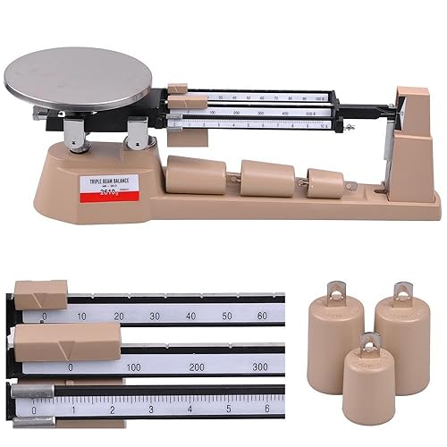 Triple Beam Mechanical Balance Scale/Triple Beam Scale/2610g 0.1g for Lab Analytical School MB2610 - Poueer