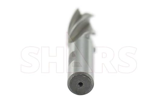 Shars 5 PCS 1/4' x 3/8' HSS 4 Flute Single End Center Cut End Mill, 5/8' Flute Length 404-6023-5 ^ - Poueer