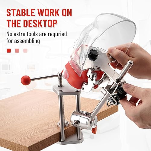 4E 4E's USA Dental Bench-Mounted Training Manikin: Phantom Head Model with Desk Clamp, Head Base, Facemask & Drainage Tube, Ideal for Demonstration & Education - Poueer