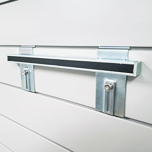 Crownwall Slatwall Steel 16' Magnetic Tool Bar - 2 Pack - Poueer