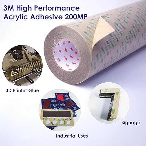 CANOPUS Double Sided Transfer Sheet, 468MP Adhesive Transfer Tape, 12in x 5yd - Poueer