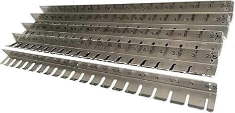 305 Stainless Steel Rack Wall Hanging Frame For Endotracheal Tubes Veterinaria Equipment(2.0-14,70cm) - Poueer