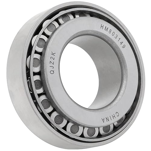 [1-Set] Cone: HM803149 Cup: HM803110 Tapered Roller Bearing 1-3/4' x 3.5' x 1.1875' (ID x OD x W) | 44.45 mm x 88.9 mm x 30.163 mm (ID x OD x W) Premium Wheel, Axle, Transfer Case Output Shaft Bearing - Poueer