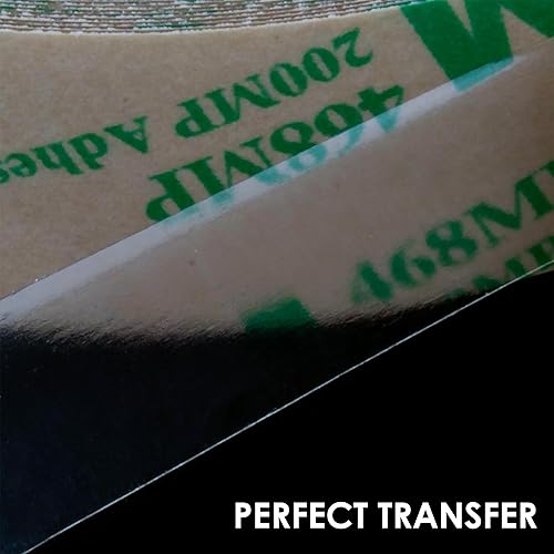 CANOPUS Double Sided Transfer Sheet, 468MP Adhesive Transfer Tape, 12in x 5yd - Poueer