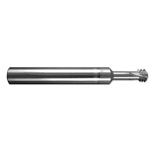1/4-20 Carbide Thread Mill, AlCrN Coated UN Thread .1850 Cutting Diameter, 3 Flute - RM3019 - Poueer