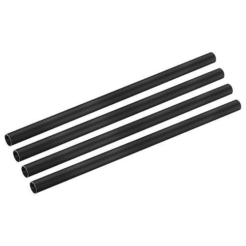 uxcell 4Pcs Carbon Fiber Tubes 25 x 27 x 500mm Matte Surface Rod 3K Roll Wrapped Carbon Round Tubing for RC Airplane Quadcopter Multicopter - Poueer