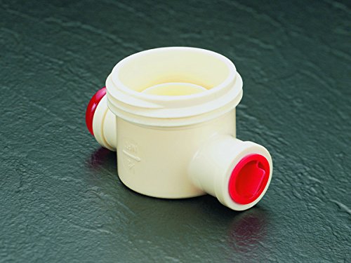 Caplugs CPT-15 CPT Series, Plastic Center Pull Tab Tapered Plug, LD-PE, Flange OD 1.50' Plug ID 1.355', Red, Pack of 20 (ZCPT15Q1) - Poueer