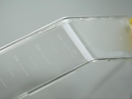 Nest Scientific 721013 Polystyrene Cell Culture Flask, Vent Cap, Non-Treated, Sterile, 225 cm², Clear, 5 per Pack, 25 per Case (Pack of 25) - Poueer