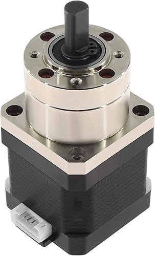 Usongshine Nema 17 Geared Stepper Motor Gear Ratio 5.18:1 Planetary Gearbox for 3 D Printer DIY CNC Robotics - Poueer
