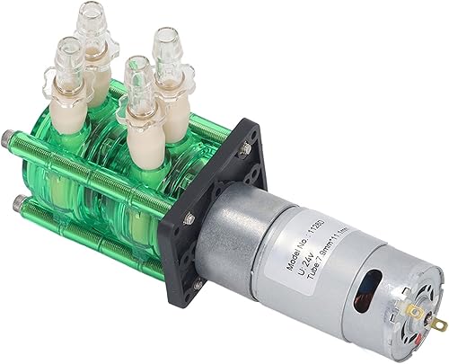 Pump, BPT Green Shell Pipe Double Head Low Noise Oxidation Large for Fine Chemicals (DC24V) - Poueer