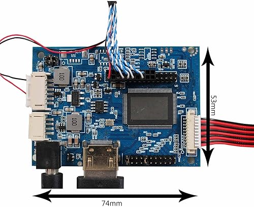 VSDISPLAY 7' 7 inch 800×600 4:3 CLAA070MA0ACW LCD Screen TFT Monitor and LCD Controller Board 60 pin - Poueer