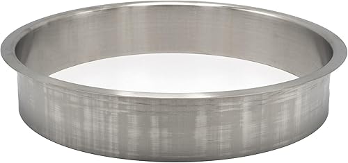 OUTWATER 10' (Nominal) Diameter x 2' Height 304 Polished Stainless Steel Trash Grommets for Countertop Inserted Trash Chutes - Poueer