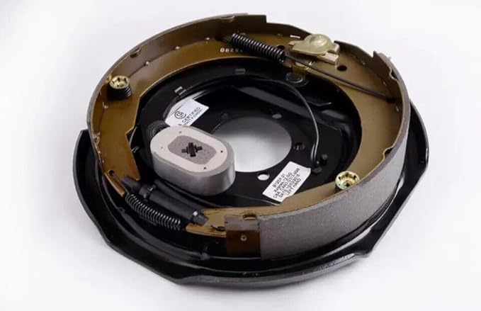 Electric Trailer Brake 12' x 2' Assembly 5200 to 7000 lbs Axle self Adjusting - Poueer