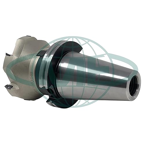 CME 6' 90° Indexable Face Mill w/ CAT50 Arbor, APKT1604 Inserts Included, 8 Flutes - Poueer
