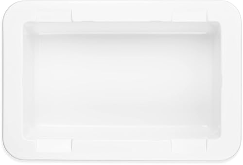 Carlisle FoodService Products CM104202 Coldmaster Full Size Insulated Cold Pan Holder, 24.1 Quart Capacity, 6' Deep, White - Poueer