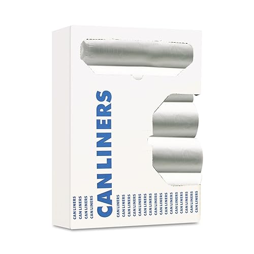 BWK243306 High-Density Can Liners, 24 x 33, 16-Gallon, 6 Micron Equivalent, Clear, 50/Roll - Poueer