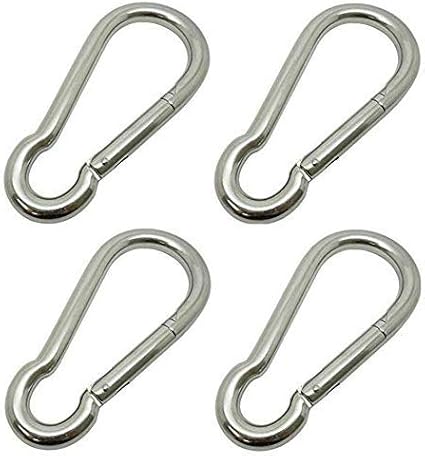 (Pack of 25) 7/16' Zinc-Plated Steel Carabiner Snap Hook, CZCSH7 & 25-SH716 - Sold by Ucostore Only - Poueer