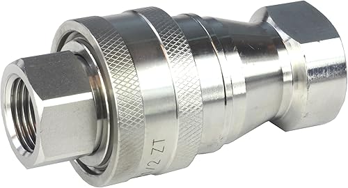 HFS(R) 1/2' Female NPT Quick Disconnect Coupler Set Hydraulic 304 Stainless Steel - Poueer