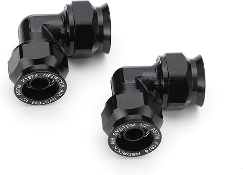 3/4 inch Tubing Fitting Set, 3/4' Equal Elbow Fitting and 3/4' Straight Fitting with 3/4' Male NPT Thread for 3/4'(25mm OD) Tubing - Poueer