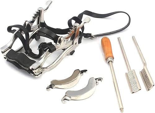 PRECISE CANADA: Equine Dental Float-RASP Horse Speculum Gag Leather - Poueer