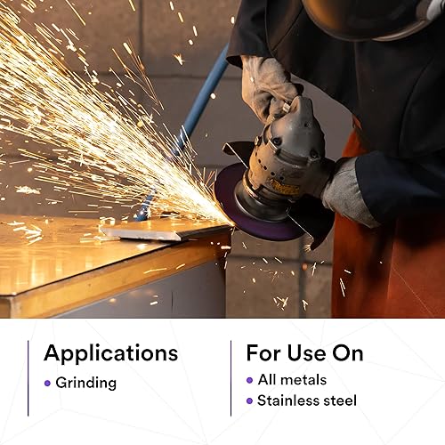 3M Silver Cut-Off Wheel, 87458, T1, 3 in x .035 in x 3/8 in, Pack of 25, Precision Shaped Grain, Pipe Cutting, Stainless and Mild Steel, Metal Fabrication, Metalworking - Poueer