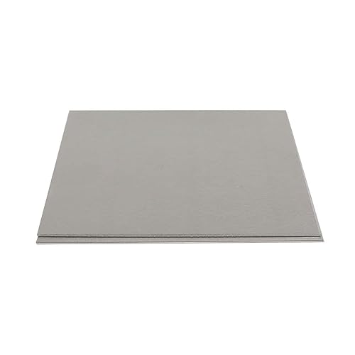 1PCS 100X100MM YG8 Tungsten Steel Plate 2MM-8MM Thick Hard Alloy Tungsten Steel Square Sheet Wear-Resistant Flake Material (Thickness 3MM, 1) - Poueer