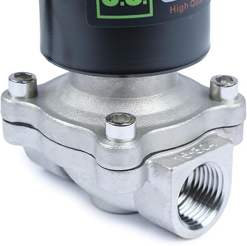 U.S. Solid Smart Solenoid Valve - 3/4 Inch Wi-Fi APP-Controlled Brass Solenoid Valve, 110V AC - Poueer