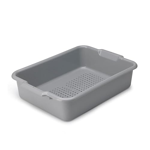 Vollrath 52617 Gray Perforated Silverware Drain Box - Poueer