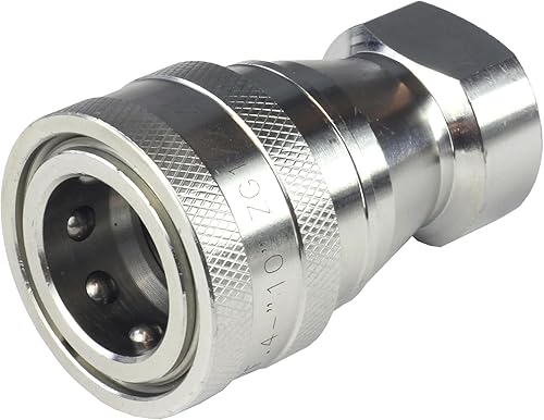 HFS(R) 1/2' Female NPT Quick Disconnect Coupler Set Hydraulic 304 Stainless Steel - Poueer