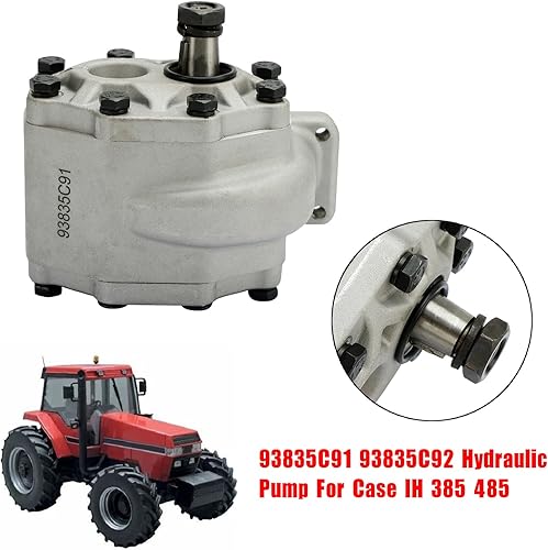 93835C91 Hydraulic Gear Pump 93835C92 Fit For Case 385 454 464 485 574 585 674 885 - Poueer