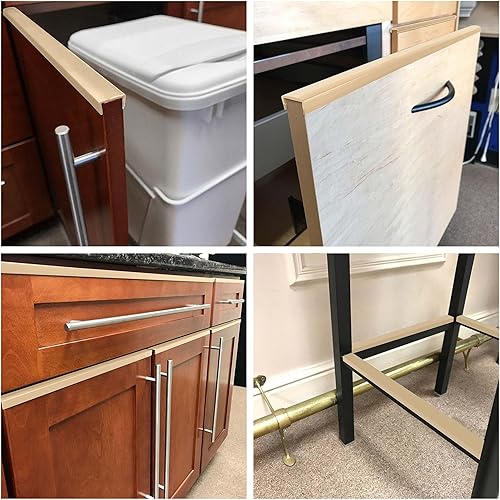 Outwater Plastics Beige 3/4'' Styrene Plastic U-Channel/C-Channel 36 Inch Lengths (Pack of 4) - Poueer